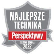 Logo srebrna szkoła  - Najlepsze technika 2022