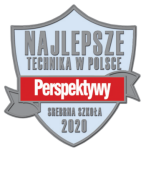 Logo srebrna szkoła  - Najlepsze technika 2020